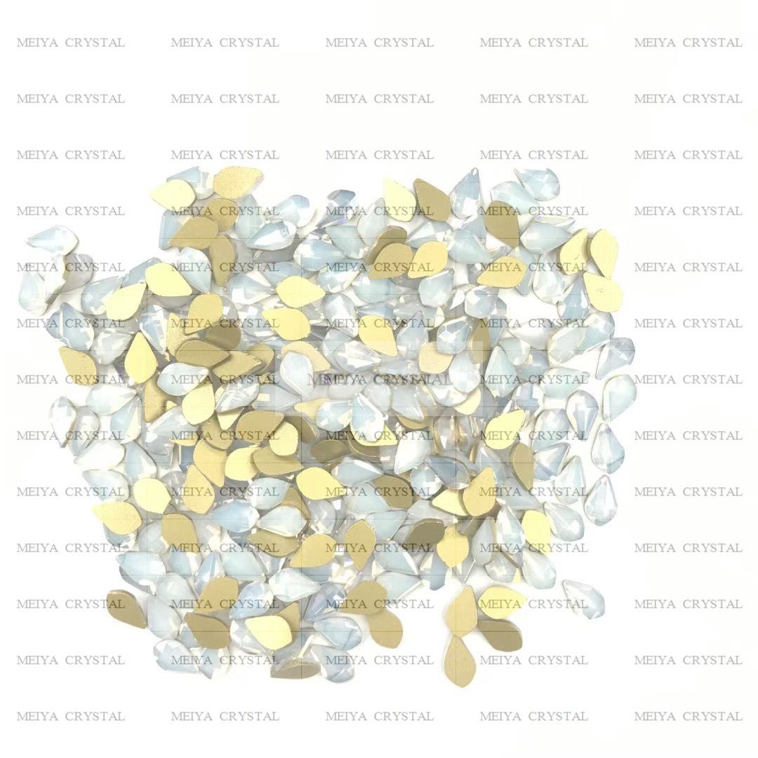 Nail drill flat-bottomed drill peach leaf iridescent AB protein iridescent drill girls love Specification image