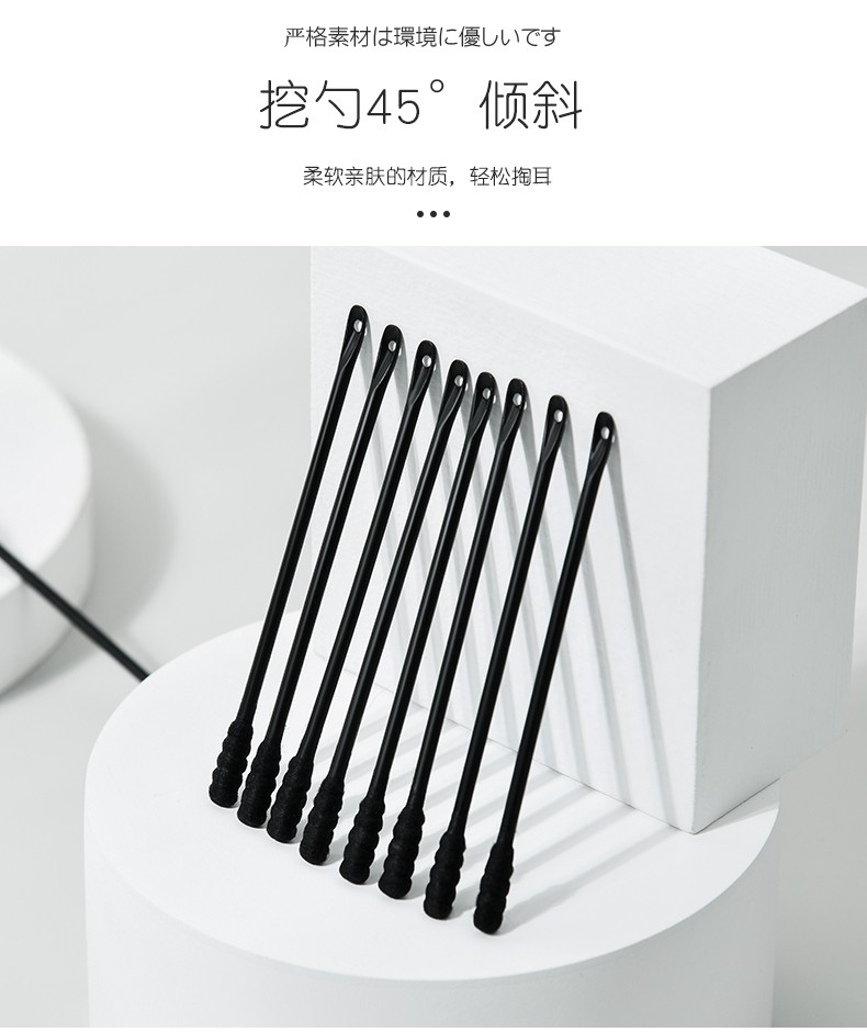 一次性去黑头棉签黑头刮刮棒刮黑头粉刺神器挤痘痘掏耳勺清洁棉签详情图5