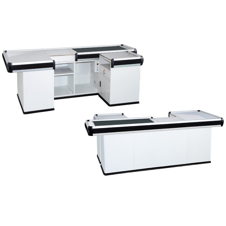 Supermarket checkout counter, convenience store checkout counter, shopping mall checkout counter, supermarket checkout cabinet detail image 5