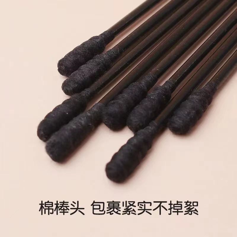 挤黑头/挤粉刺/黑色棉签白底实物图