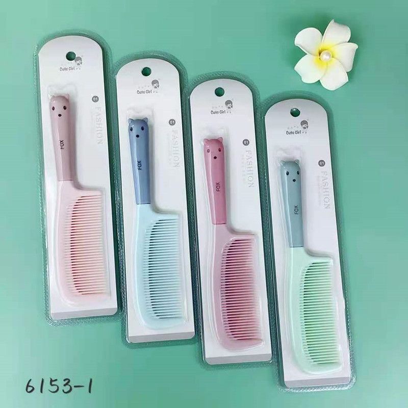 品牌花开木木 名称硅胶软萌卡通梳6153可爱梳子