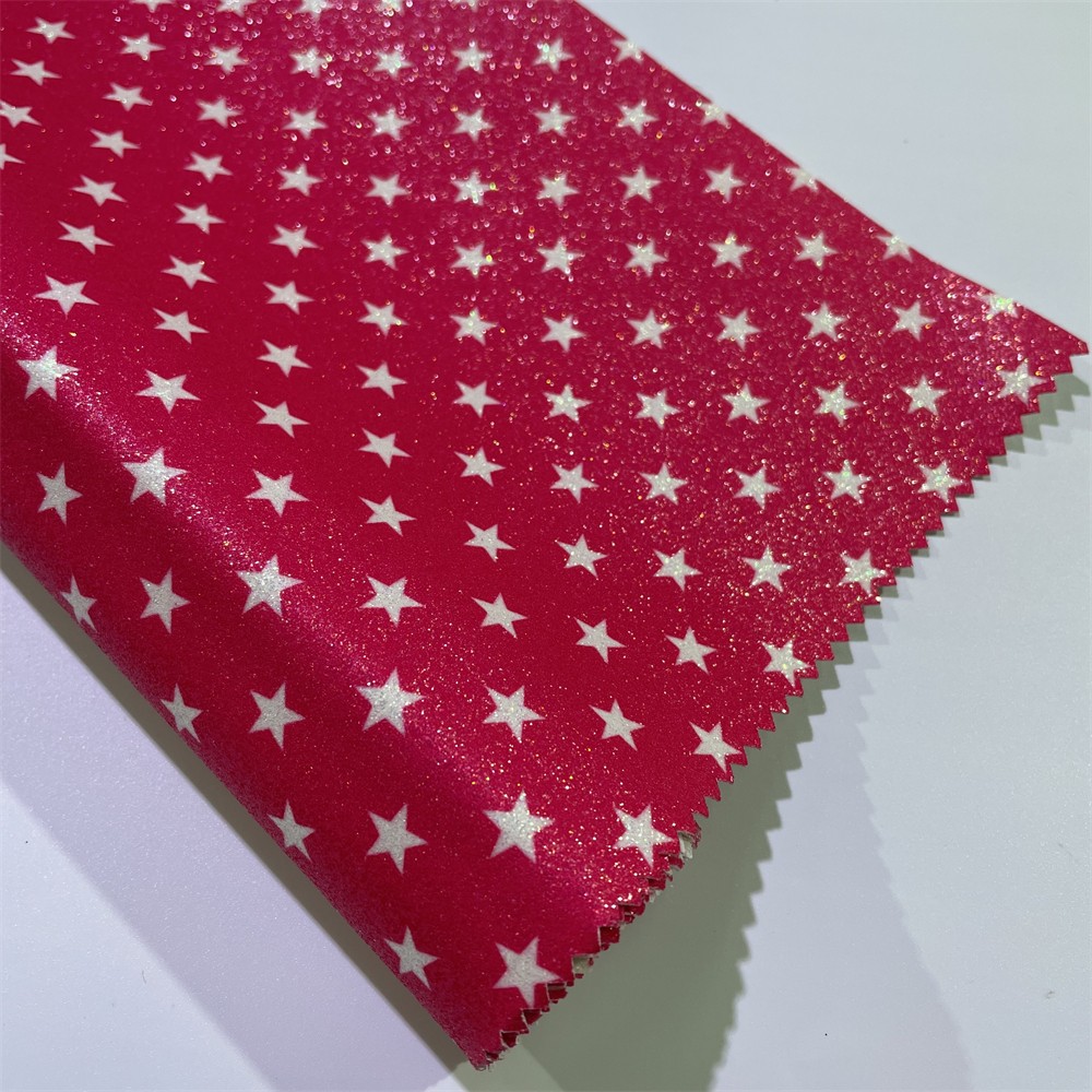 Glite leather fabric shoes, bags, PU leather fabric, digital printing decoration, leather cosmetic bags, clothing detail image 2