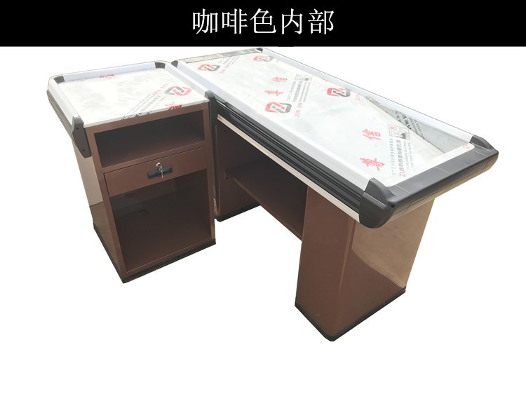 Cash register, supermarket cash register, payment counter, convenience store, metal and stainless steel cash register detail image 9