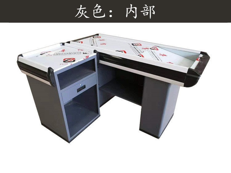 Cash register, supermarket cash register, payment counter, convenience store, metal and stainless steel cash register detail image 5
