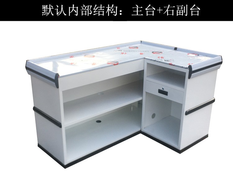 Supermarket cash register, supermarket payment counter, convenience store corner, snack store, baby store, stainless steel cash register counter detail image 11