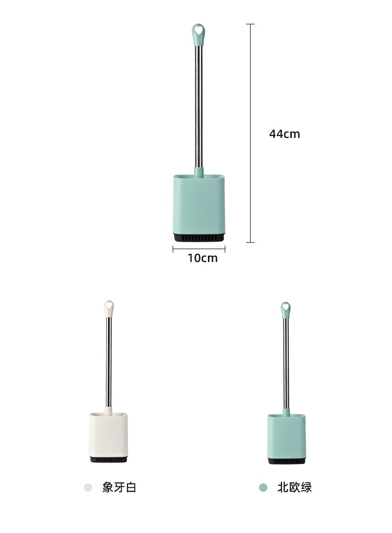 软毛马桶刷 无死角免打孔壁挂马桶清洁刷子 家用卫生间清洁套装详情图12