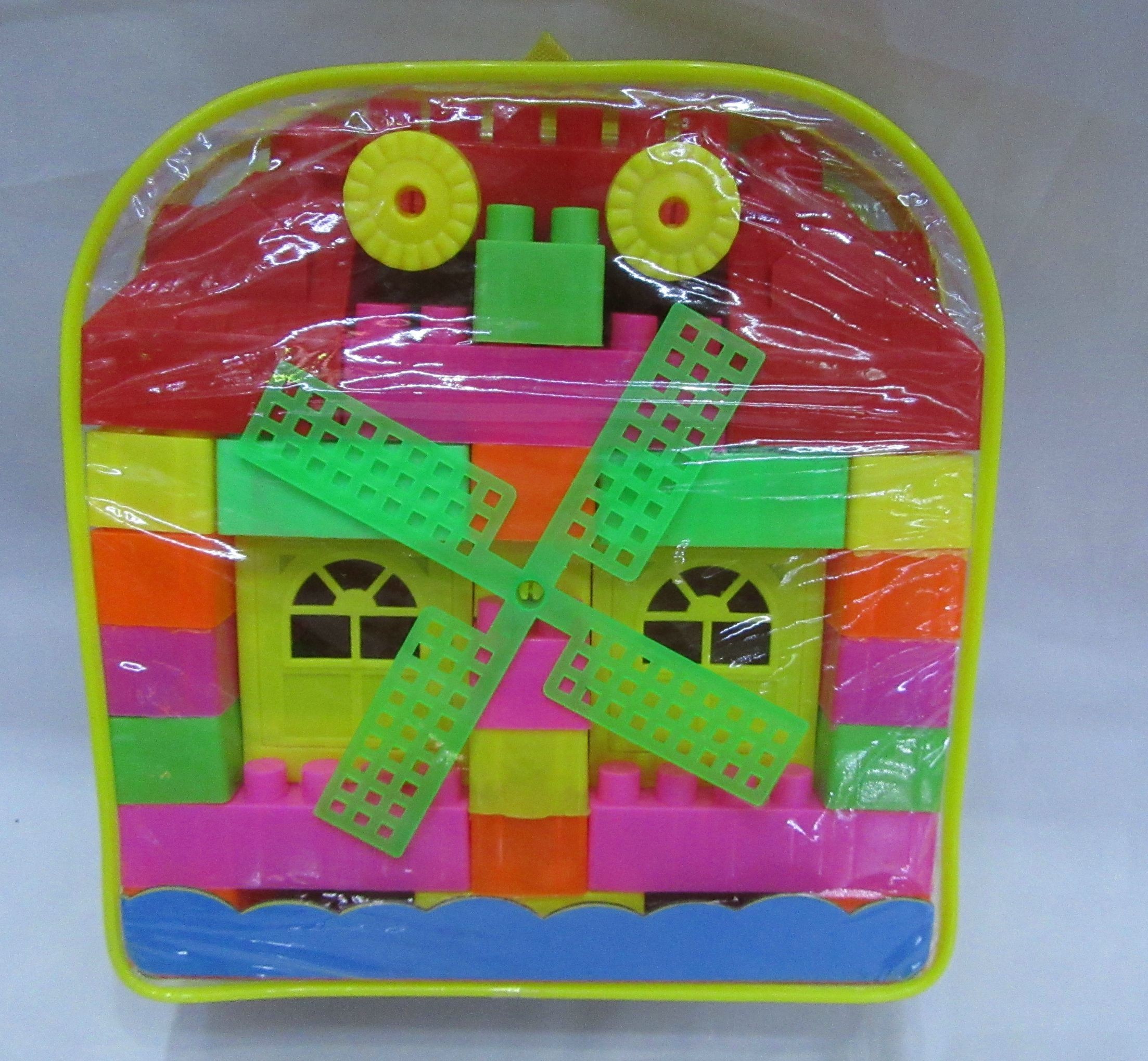 Bluco creativo ensamblado bloques de construcción de grano medio nuevo estilo para niños dibujos animados mochila bloques de construcción juguetes naruto tema creativo modelo detail image 1