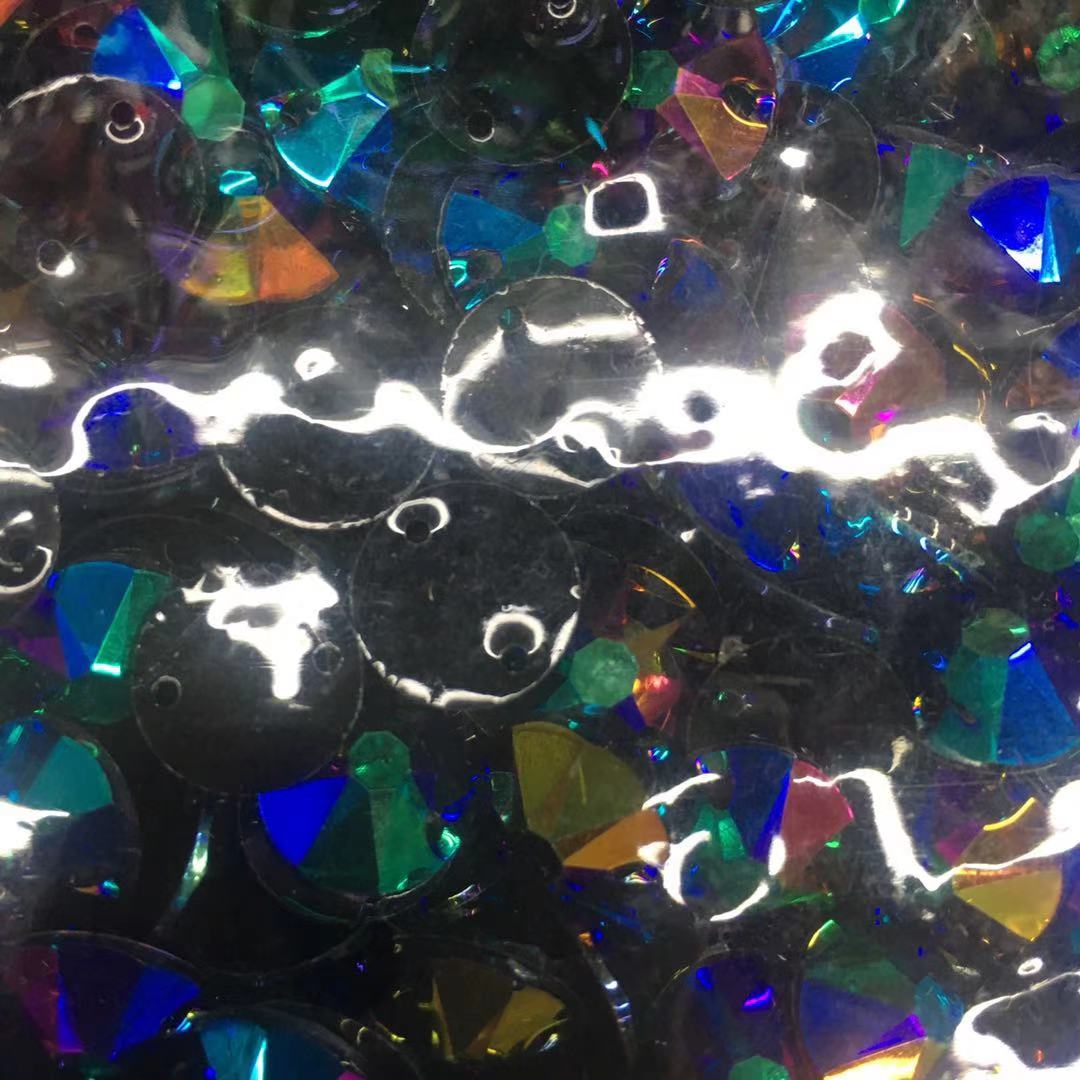 光面亚克力树脂钻服装辅料二大钻饰厂家直销