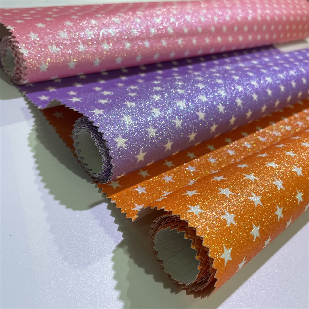 发饰品装饰闪光闪粉布料不掉粉金葱细粉格丽特PU皮革箱包面料详情图7