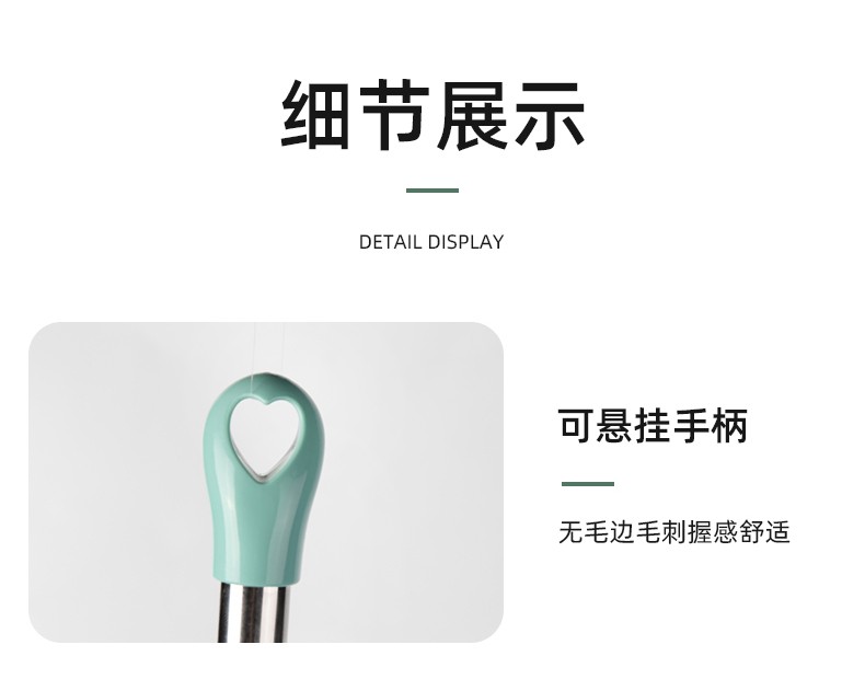 软毛马桶刷 无死角免打孔壁挂马桶清洁刷子 家用卫生间清洁套装详情图11