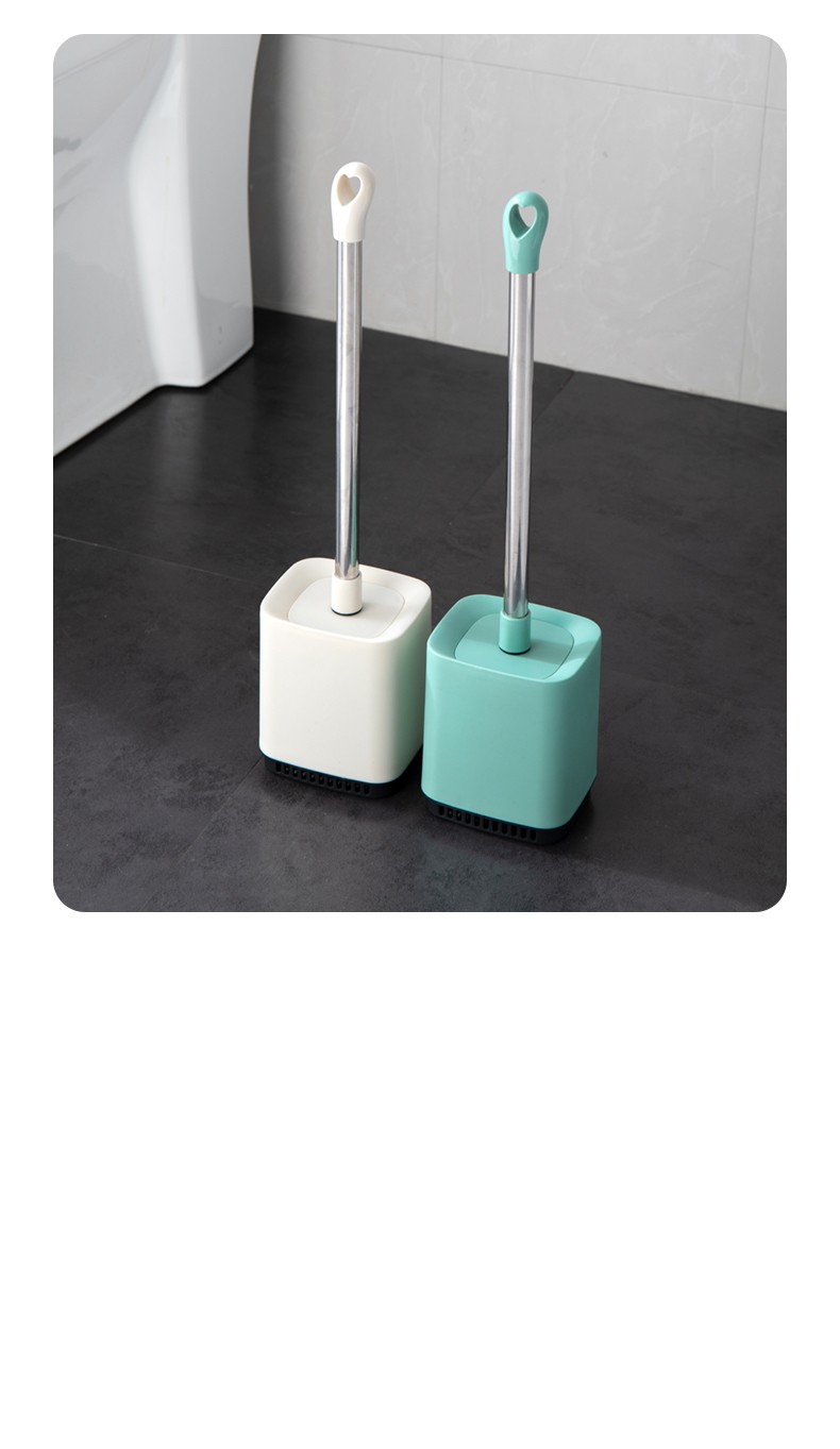 软毛马桶刷 无死角免打孔壁挂马桶清洁刷子 家用卫生间清洁套装详情图16