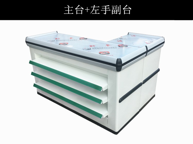 Supermarket cash register, supermarket payment counter, convenience store corner, snack store, baby store, stainless steel cash register counter detail image 6