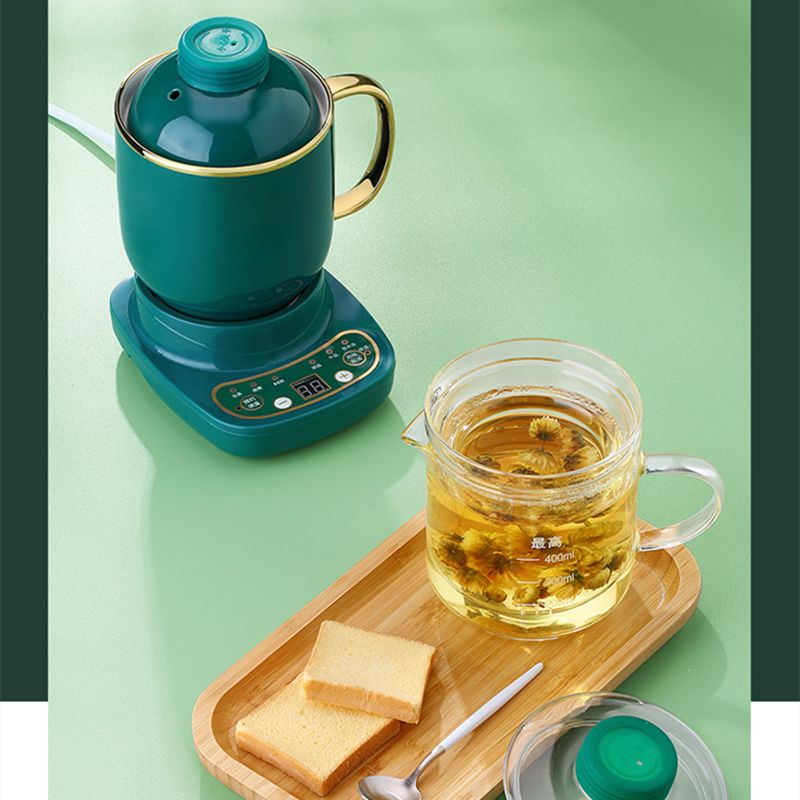 ORB-306 ceramic cup + glass cup split tea strainer for heat preservation, a two-piece set of ORB-Yuemei health cups Specification image