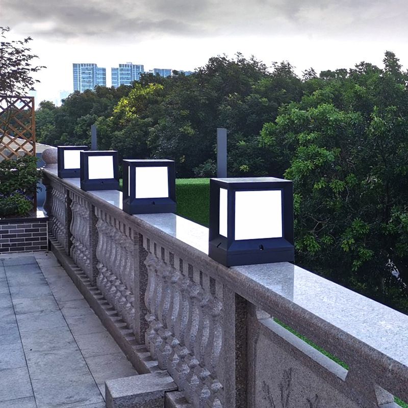太阳能柱头灯LED太阳能灯LED太阳能庭院灯细节图