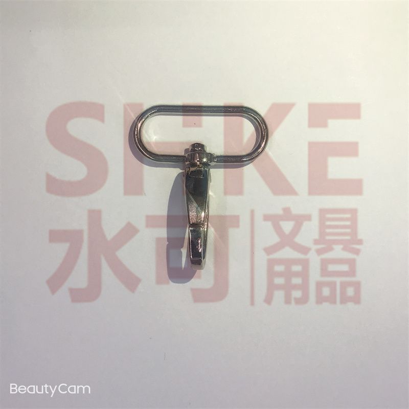 3公分宽白呖色加厚揽扣加厚抛光高品质箱包五金配件 锌合金钥匙扣宠物狗扣金属龙虾扣