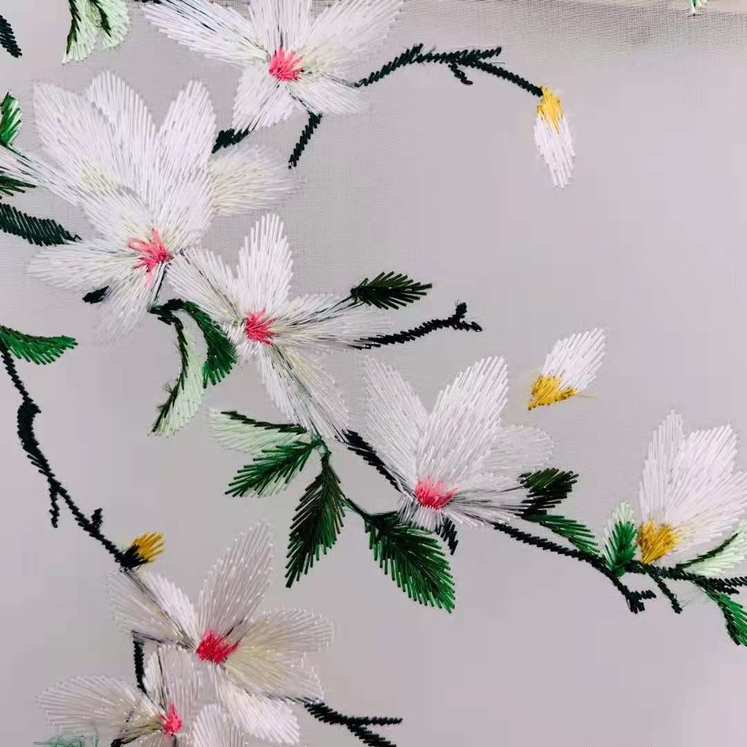 古风透明双面刺绣团扇  苏绣宫扇  汉服旗袍走秀舞蹈扇  黑檀木柄团扇详情图17