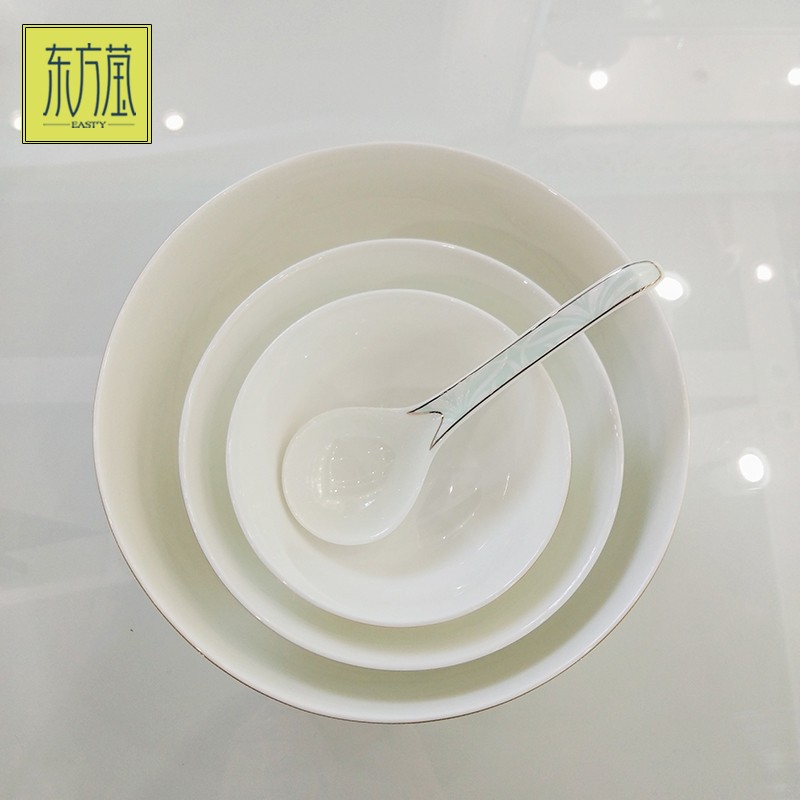 Ceramic tableware sets, bone China, bone China sets, gift bowls, bowl, plate and dish sets, kitchen ceramic gifts, bone China bowls, bone China plates, light luxury tableware detail image 13