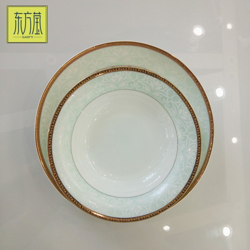 Ceramic tableware sets, bone China, bone China sets, gift bowls, bowl, plate and dish sets, kitchen ceramic gifts, bone China bowls, bone China plates, light luxury tableware detail image 5
