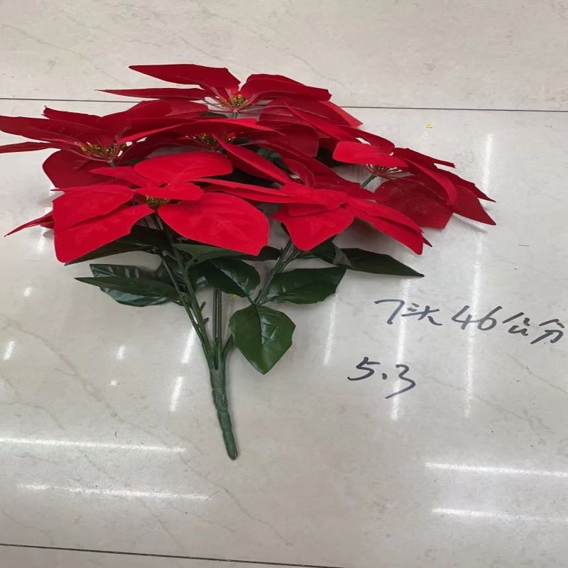 Seven 46-centimeter artificial flowers with a bountiful harvest are not achieved recursively