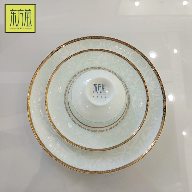 Ceramic tableware sets, bone China, bone China sets, gift bowls, bowl, plate and dish sets, kitchen ceramic gifts, bone China bowls, bone China plates, light luxury tableware detail image 11