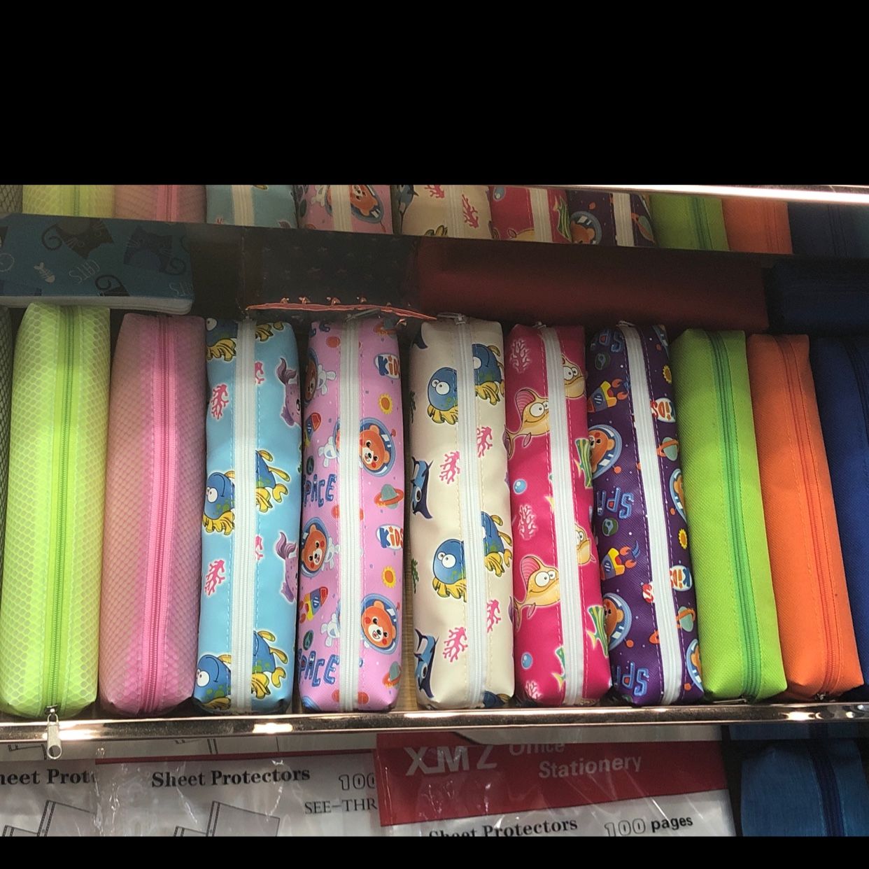 4414高中初中学生用帆布笔袋简约文具袋男女生笔盒韩版铅笔袋大学生小学生可爱创意