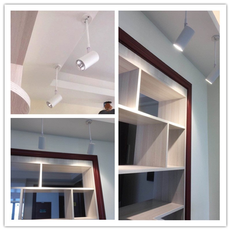 LED轨道灯长杆轨道射灯吸顶射灯详情图1