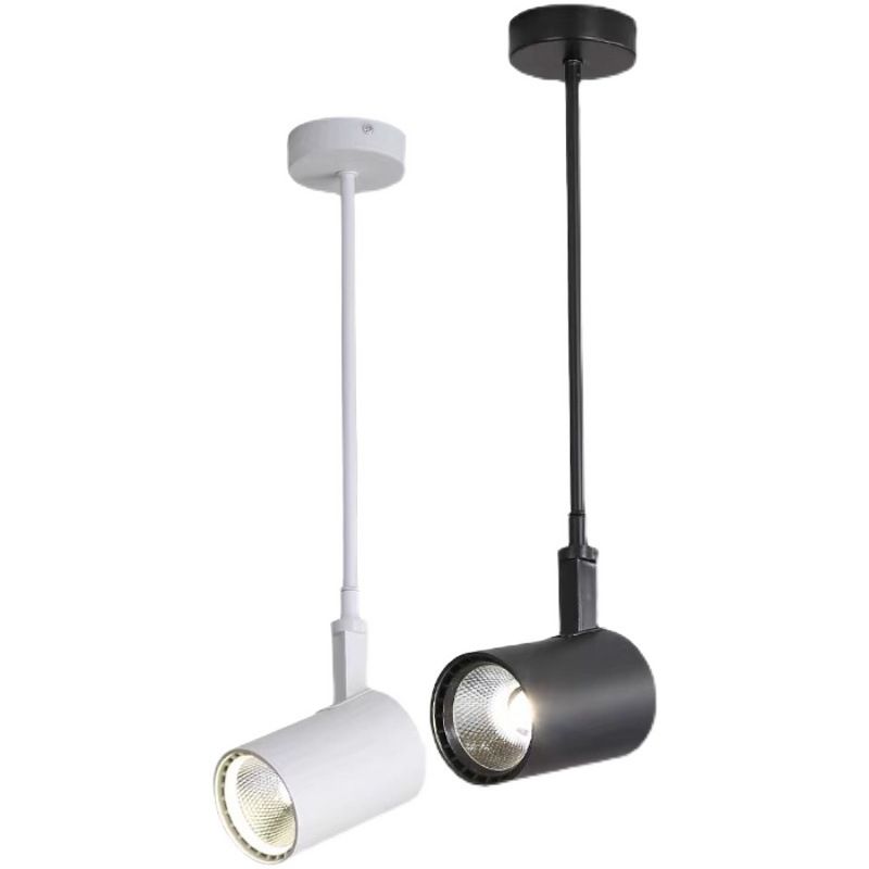 LED轨道灯长杆轨道射灯吸顶射灯图