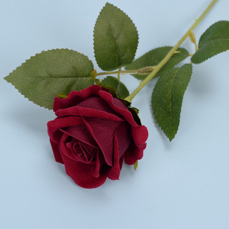 Flor de simulación paño de flequilla rosa decoración de flores falsas artículos de boda piezas de flores artificiales regalo de san valentín lote de fábrica Application Scenario
