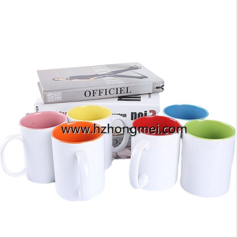 Taza de impresión de transferencia de calor personalizado diy mark cerámica en blanco publicidad impresión gráfico foto logotipo al por mayor