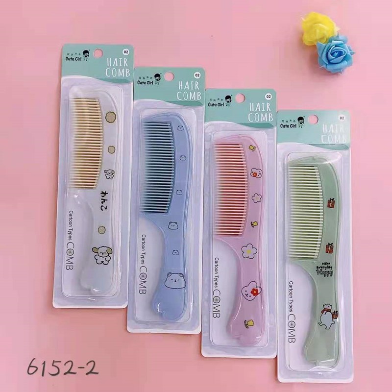 品牌花开木木硅胶软萌卡通梳可爱少女系列详情图2