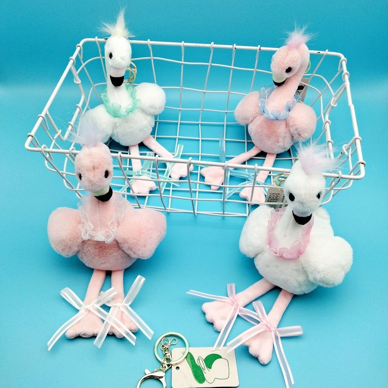 New Lolita Cygnet plush doll keychain pendant Bag hanging with cartoon toy keychain gift