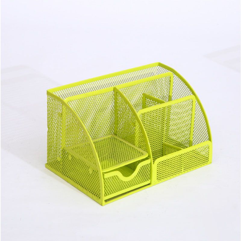 办公收纳笔筒彩色多用途收纳盒创意新款桌面收纳组合细节图