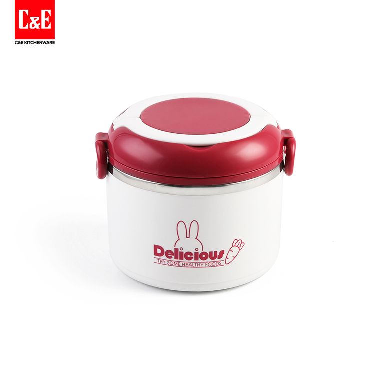 便当盒/饭盒/不锈钢白底实物图