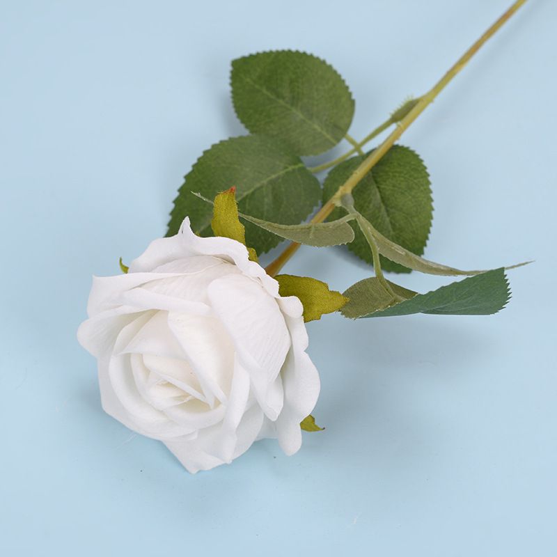 Flor de simulación paño de flequilla rosa decoración de flores falsas artículos de boda piezas de flores artificiales regalo de san valentín lote de fábrica