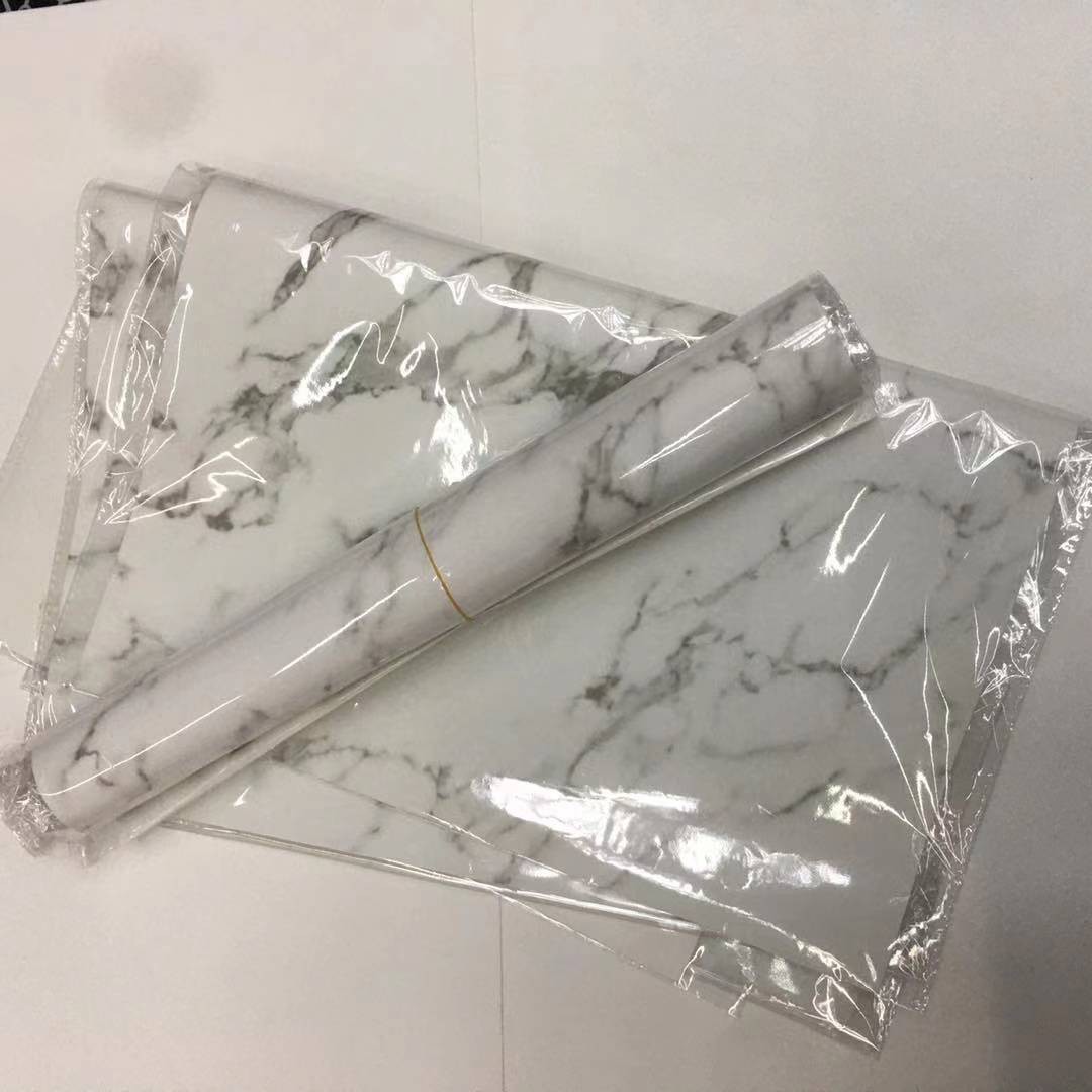 餐垫大理石纹皮革宠物鼠标垫数码印花热压高频超声波跨境网红餐垫详情图2