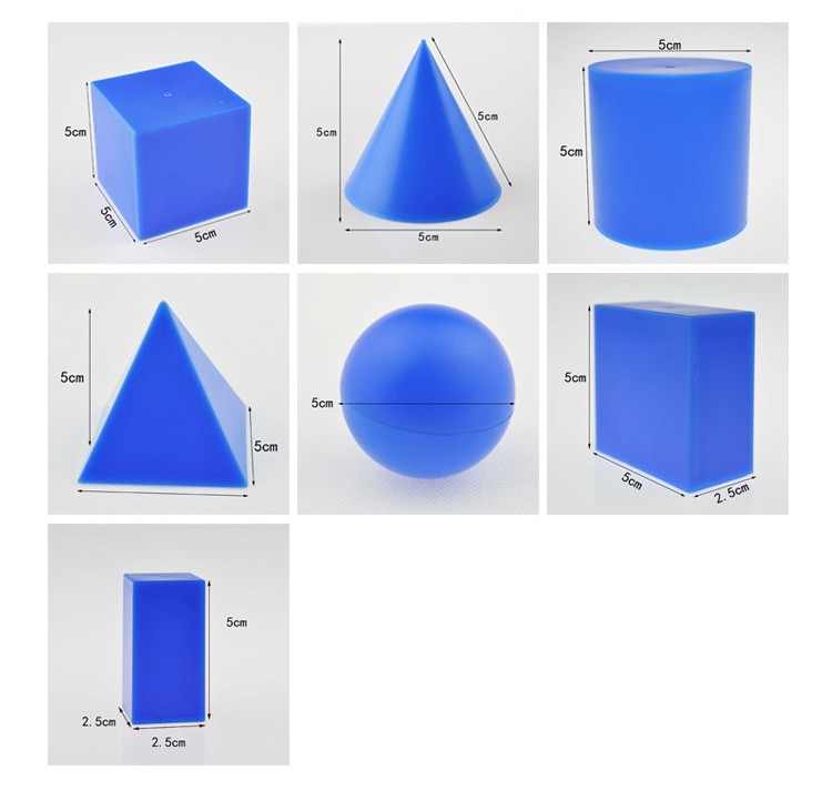 立体几何形体模型 正方体 长方体 体积计算 7件小学数学教具详情图2