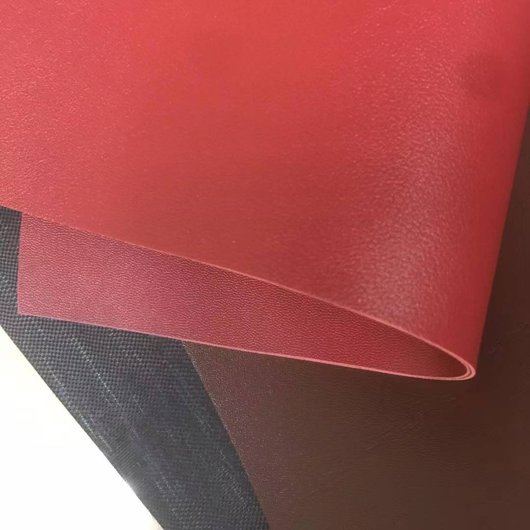pvc double-sided leather gift box with placemats of the same color on both sides. Double-sided and two-color mouse pad tote bag manufacturer with leather in stock