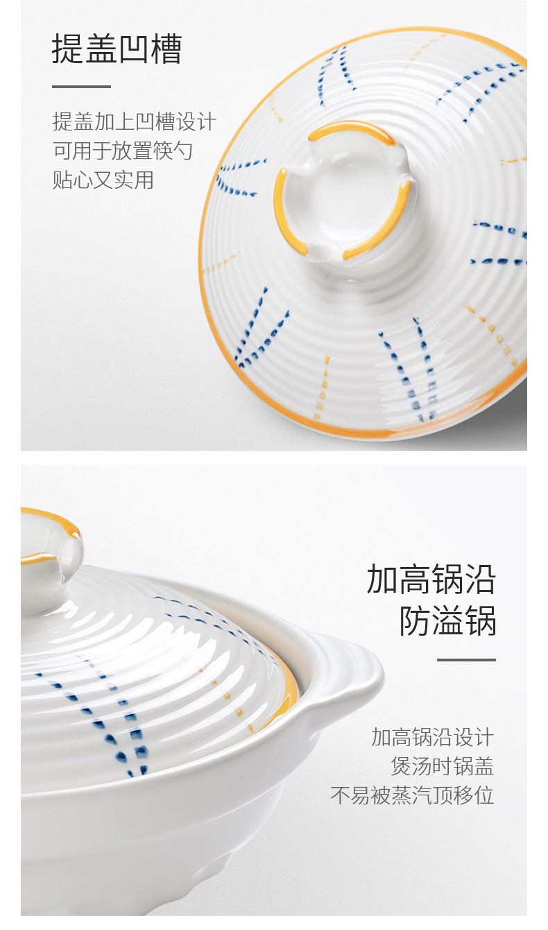 Pottery Pot King Ceramic Clay Pot 煲仔饭 Clay pot Soup braised Chicken small clay pot earthenware pot pic 9