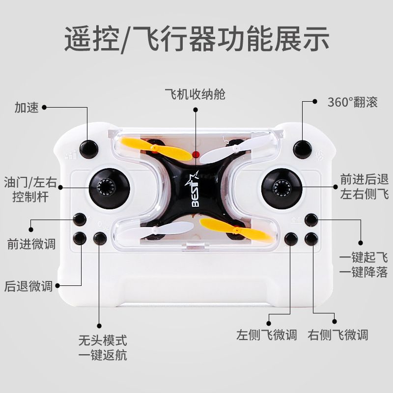 702 mini control remoto cuatro ejes behui juguete plástico Specification image