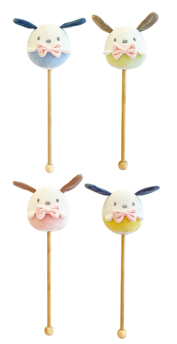 厂家批发 动物蝴蝶结敲背棒 按摩锤卡通IP超柔 可爱玩偶按摩捶详情图3