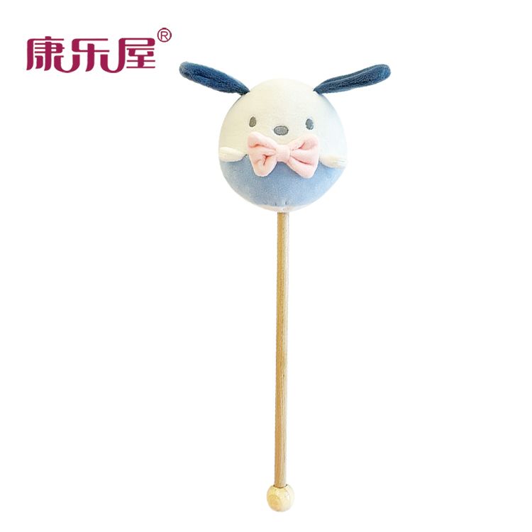 厂家批发 动物蝴蝶结敲背棒 按摩锤卡通IP超柔 可爱玩偶按摩捶细节图