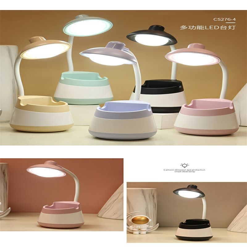 CS276 Nordic style pen holder mobile phone stand desk lamp 5 colors mixed USB charging thumbnail