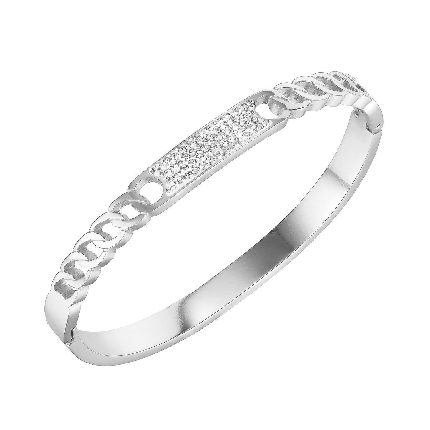 Classic and niche design, trendy, exquisite and versatile, with an extremely high level of appearance. 2021 new titanium steel bracelet for women