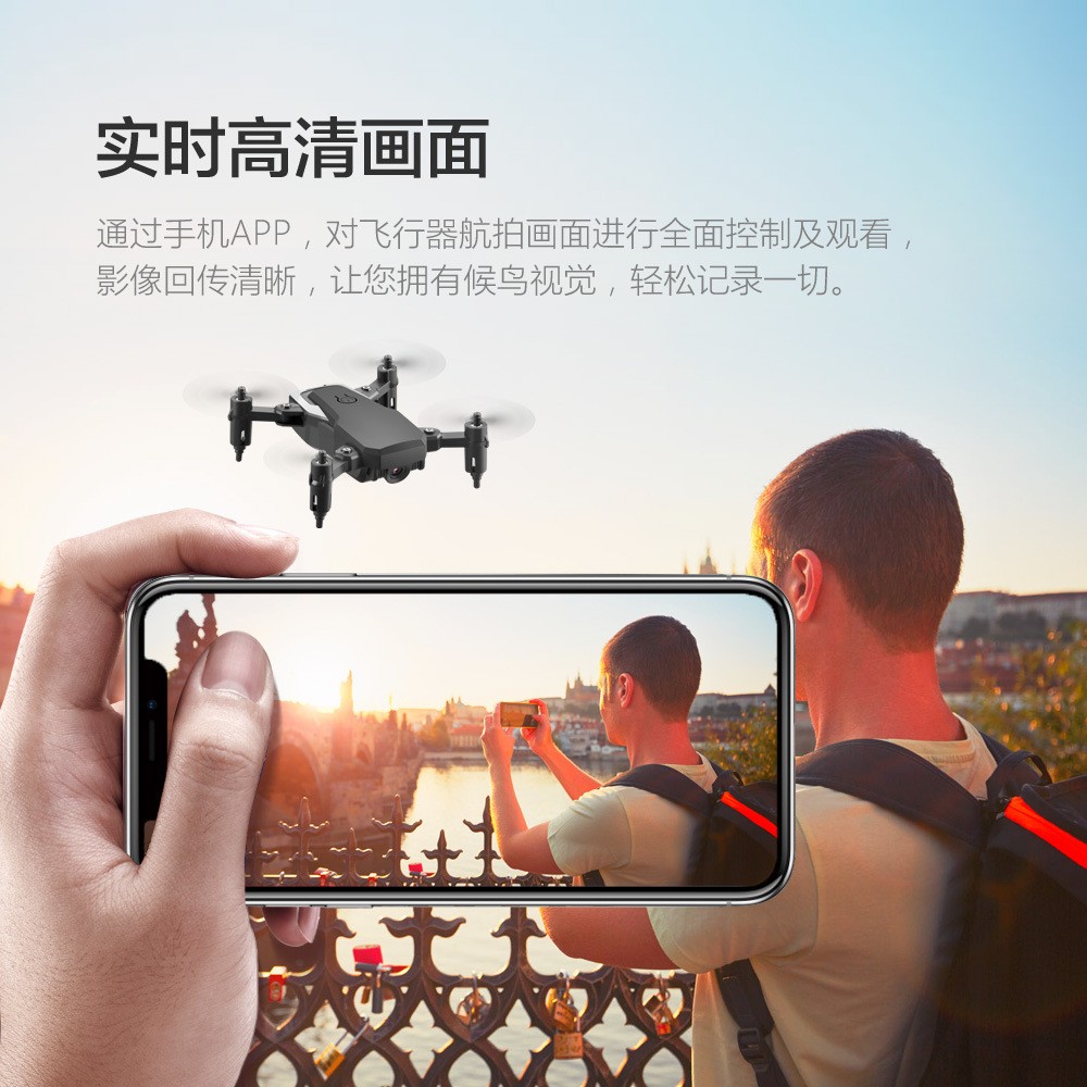 LF606 plegable mini drone 4K gesto fotografía aérea WIFI control remoto quadcopter juguetes para niños detail image 14