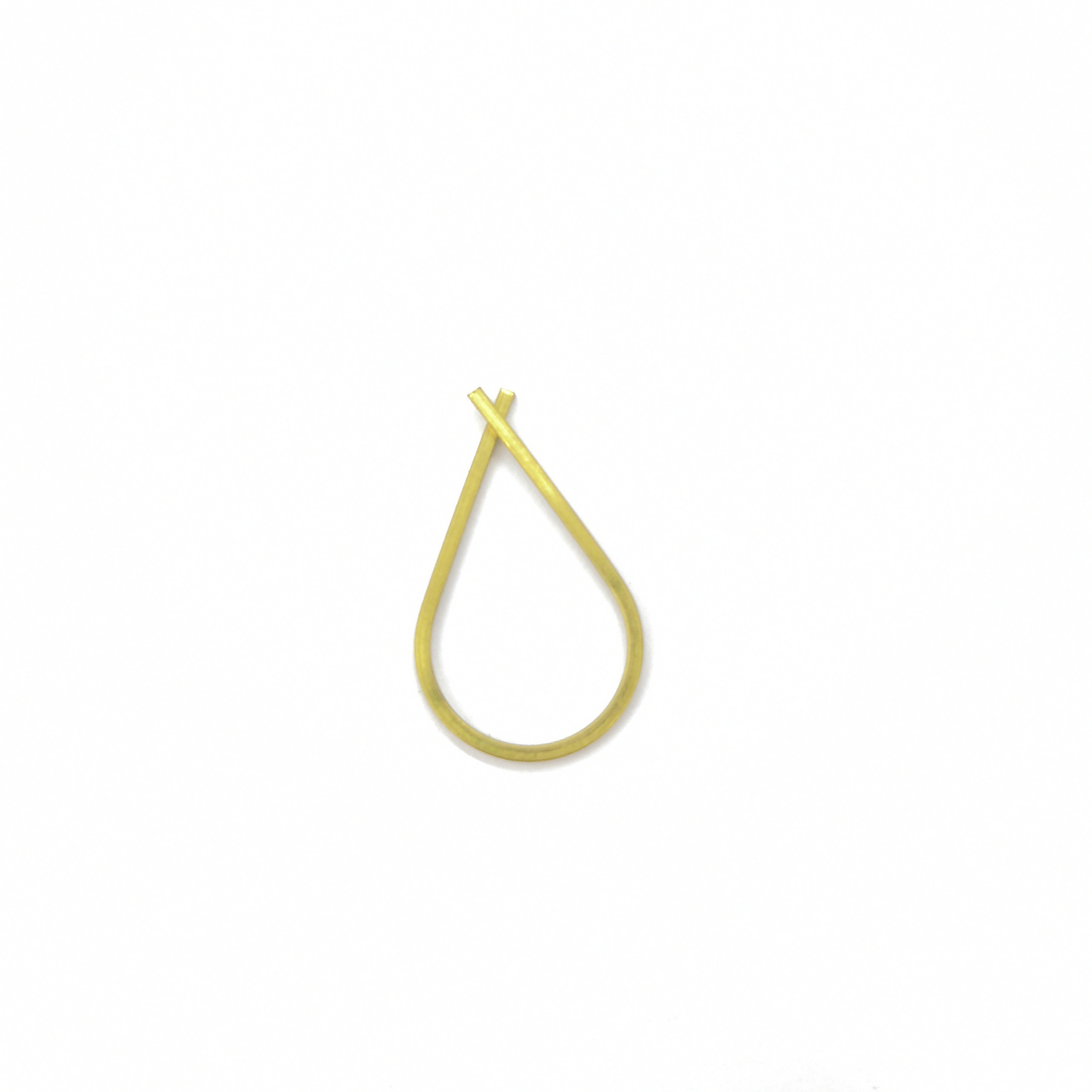 XM01633 Square copper wire water drop shape