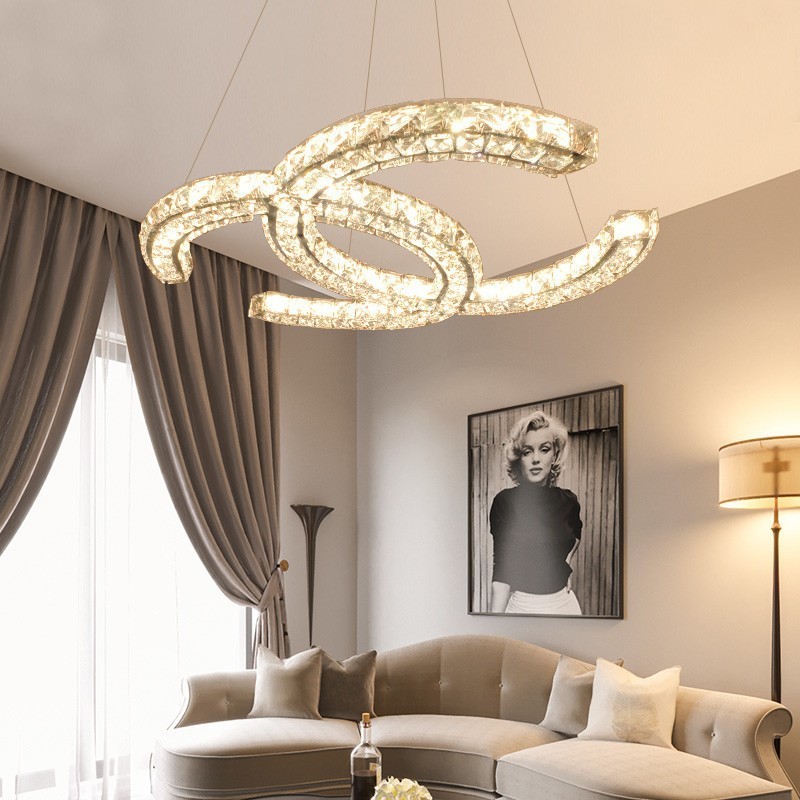LED dining chandelier, LED bedroom light, LED living room light, LED wire cutting light detail image 2