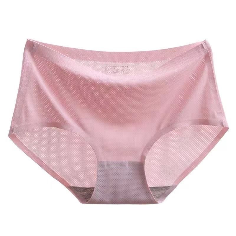 Seamless underwear for women, pure cotton antibacterial graphene mid-waist, all-cotton summer thin skirt for girls, T077