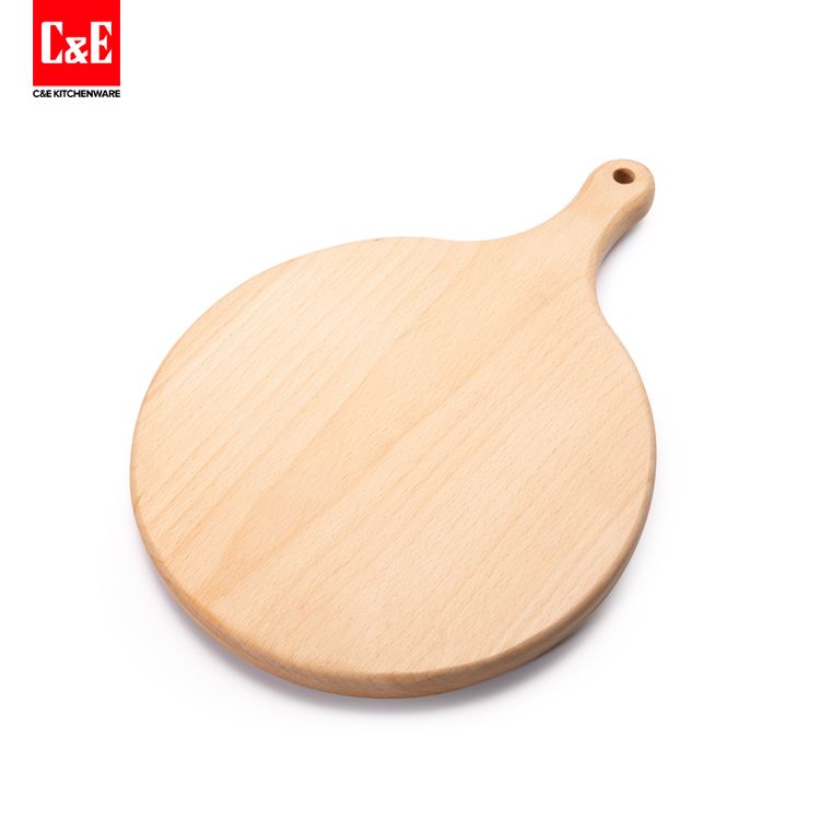 C&E Kitchenware Beech Pizza Board Cutting Board Natural Solid Wood Mildew Resistant And Waterproof 20Cm Specification drawing