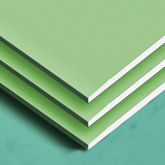 9.5mm paper-faced Partition wall ceiling gypsum board Stores, offices, hotels, Waterproof and moisture-proof 10mm*4ft.*8ft Specification drawing