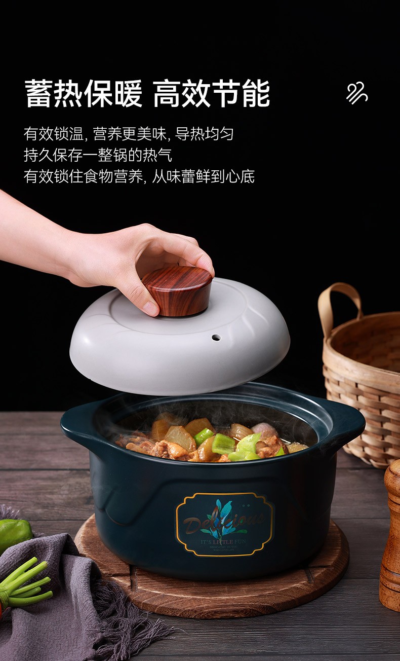 批发陶煲王耐高温陶瓷砂锅煲汤家用燃气炖锅日式陶瓷锅炖汤煤气灶砂锅汤锅煲汤锅详情12